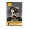 Pro Plan OptiSavour влажный корм для собак мелких и карликовых пород, склонных к набору веса, с курицей, кусочки в соусе, в паучах - 85 г фото 1