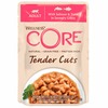 Сore Tender Cuts влажный корм для кошек, из лосося с тунцом, кусочки в соусе, в паучах - 85 г фото 1