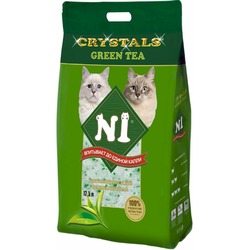 №1 наполнитель Crystals Green Tea для взрослых кошек - 12,5 л