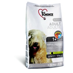 1st Choice Adult Hypoallergenic сухой корм для взрослых собак при аллергии с уткой и картофелем - 2,72 кг