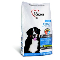 1st Choice Adult для взрослых собак средних и крупных пород с курицей - 7 кг