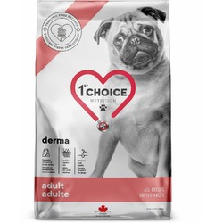 Cухой корм 1st Choice GF Derma Care для взрослых собак всех пород  с гиперчувствительной кожей с лососем - 2 кг