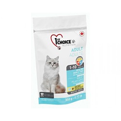 1st Choice Healthy Skin & Coat сухой корм для взрослых кошек для кожи и шерсти с лососем - 350 г