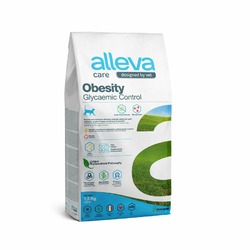 Alleva Care Cat Adult Obesity Glycemic Control сухой диетический корм для взрослых кошек для контроля потребления глюкозы - 1,5 кг
