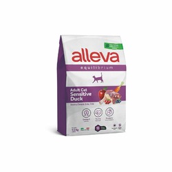 Alleva Equilibrium Sensitive сухой корм для взрослых кошек, с уткой - 1,5 кг