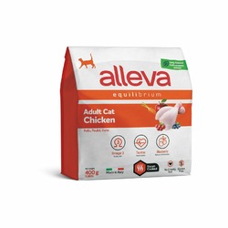 Alleva Equilibrium Adult Cat Sterilized Chicken сухой корм для взрослых стерилизованных кошек и кастрированных котов курица - 400 г