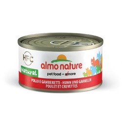 Almo Nature Legend Adult Cat Chicken & Shrimps влажный корм для кошек, с курицей и креветками, волокна в бульоне, в консервах - 70 г