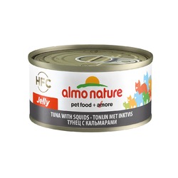 Almo Nature Legend Adult Cat Tuna & Squids влажный корм для кошек, с тунцом и кальмарами, кусочки в желе, в консервах - 70 г