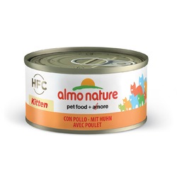 Almo Nature Legend Kitten Chicken влажный корм для котят, с курицей, кусочки в бульоне, в консервах - 70 г