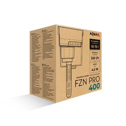 Aquael FZN PRO 400 Фильтр навесной для аквариума, 10-75 л, 320 л/ч, 4,2 Вт