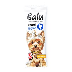 Balu Dental лакомство для собак мелких пород, жевательное, размер S - 36 г