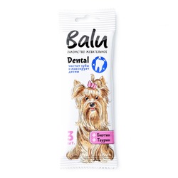 Balu Dental лакомство для собак мелких пород, жевательное, с биотином, таурином - 36 г