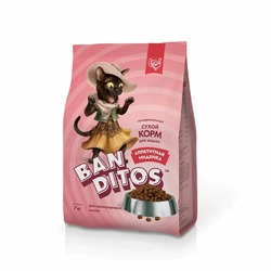 Banditos Аппетитная Индейка полнорационный сухой корм для кошек, с индейкой - 7 кг