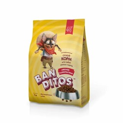 Banditos Мясное Удовольствие полнорационный сухой корм для собак мелких пород, с курицей, говядиной и индейкой - 7 кг