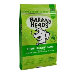 Cухой корм класса холистик Barking Heads Мечты о ягненке для взрослых собак с ягненком и рисом - 12 кг