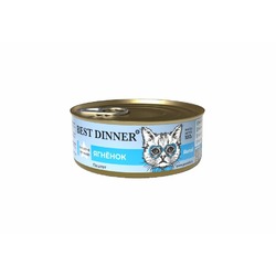 Best Dinner Renal Exclusive Vet Profi влажный корм для кошек при заболеваниях почек, паштет с ягненком, в консервах - 100 г