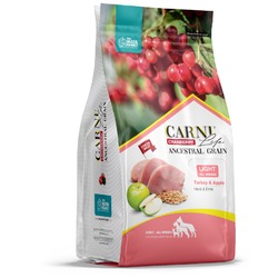 Carni Life Light полнорационный сухой корм для собак, контроль веса, низкозерновой, с индейкой, яблоком и клюквой