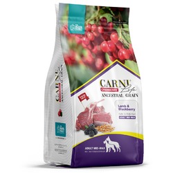 Carni Life Medium Maxi полнорационный сухой корм для собак средних и крупных пород, низкозерновой, с ягненком, ежевикой и клюквой - 2,5 кг