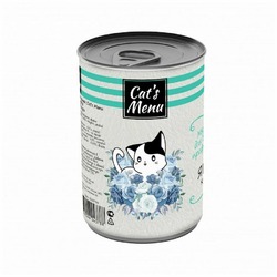 Cat`s Menu влажный корм для взрослых кошек для профилактики МКБ с ягненком, кусочки в соусе, в консервах - 340 г