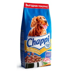 Chappi полнорационный сухой корм для собак, с мясом, овощами и травами - 15 кг