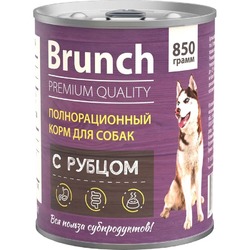 Brunch влажный корм для собак, c рубцом, в консервах - 850 г