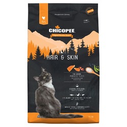 Chicopee HNL Cat Hair & Skin сухой корм для кошек для кожи и шерсти - 1,5 кг