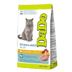 Dado Cat Sterilised Chicken корм для стерилизованных кошек, с курицей - 400 г