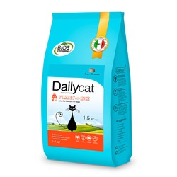 Dailycat Adult Sterli Lite Turkey & Rice для взрослых кастрированных и стерилизованных кошек с индейкой и рисом - 1.5 кг