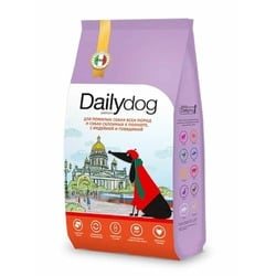 Dailydog casual line для пожилых собак и собак склонных к полноте, с индейкой и говядиной