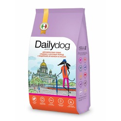 Dailydog Casual сухой корм для взрослых собак средних и крупных пород с индейкой, ягненком и рисом - 12 кг