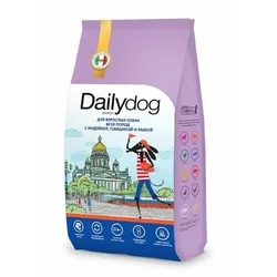 Dailydog Casual Line сухой корм для собак, с индейкой, говядиной и рыбой - 12 кг