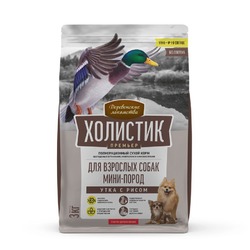 Деревенские лакомства Холистик Премьер для собак мелких пород, с уткой и рисом - 3 кг