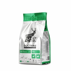 Doctrine сухой беззерновой корм для щенков мелких пород с телятиной и олениной - 3 кг