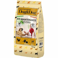 Dog&Dog Expert Premium Fit-Maintenance сухой корм для взрослых собак, для контроля веса, с курицей - 14 кг