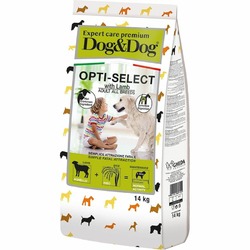 Dog&Dog Expert Premium Opti-Select Adult сухой корм для собак, с ягненком