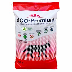 ECO Premium Алоэ наполнитель для кошек любого возраста древесный комкующийся