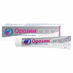 Ecuphar Орозим (Orozyme) гель для взрослых кошек и взрослых собак всех пород для ухода за зубами - 70 г