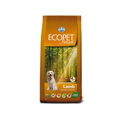 Farmina Ecopet Natural Lamb Maxi сухой корм с ягненком для взрослых собак крупных пород с чувствительным пищеварением и аллергией - 12 кг