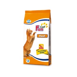 Farmina Fun Cat Meat сухой корм с мясом для взрослых кошек всех пород - 20 кг