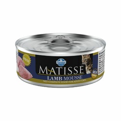 Farmina Matisse Lamb Mousse влажный корм для взрослых кошек мусс с ягненком - 85 г (12 шт в уп)