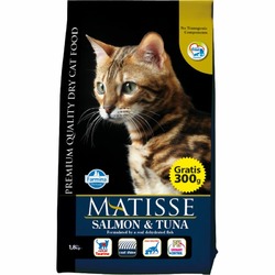 Farmina Matisse Salmon & Tuna сухой корм с лососем и тунцом для взрослых кошек всех пород - 1,5 кг