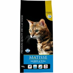Farmina Matisse Salmon & Tuna сухой корм с лососем и тунцом для взрослых кошек всех пород - 10 кг
