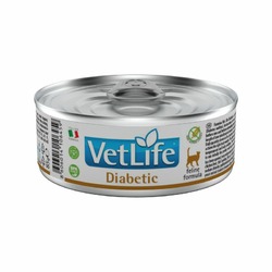 Farmina Vet Life Cat Diabetic влажный корм для взрослых кошек при диабете, в консервах - 85 г
