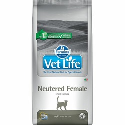 Farmina Vet Life Cat Neutered Female ветеринарный диетический сухой корм для взрослых стерилизованных кошек - 5 кг