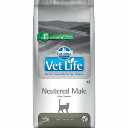 Farmina Vet Life Cat Neutered Male ветеринарный диетический сухой корм для взрослых кастрированных котов - 5 кг