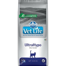 Farmina Vet Life Cat Ultrahypo ветеринарный диетический сухой корм для взрослых кошек с неблагоприятными реакциями на пищу