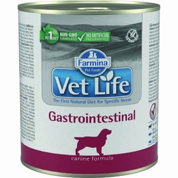 Влажный корм Farmina Vet Life Gastrointestinal для собак с заболеваниями ЖКТ с курицей - 300 г