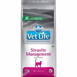 Farmina Vet Life Cat Struvite Management ветеринарный корм для взрослых кошек и котов при рецидивах мочекаменной болезни струвитного типа - 2 кг