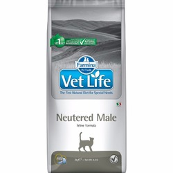 Farmina Vet Life Cat Neutered Male ветеринарный диетический сухой корм для взрослых кастрированных котов - 2 кг