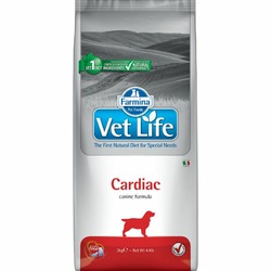 Farmina Vet Life Dog Cardiac ветеринарный диетический сухой корм для взрослых собак с хронической сердечной недостаточностью - 2 кг